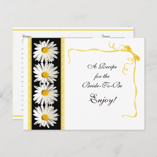 シャスタデイジーレシピカード ポストカード (正面/裏面)