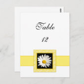 シャスタデイジー テーブルナンバー ポストカード (正面/裏面)