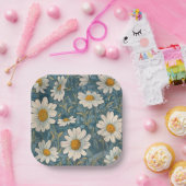 シャスタデイジー ペーパープレート (パーティー)