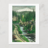 シャスタリトリートからのシャスタマウンテンシャスタトリートの眺め ポストカード (正面)