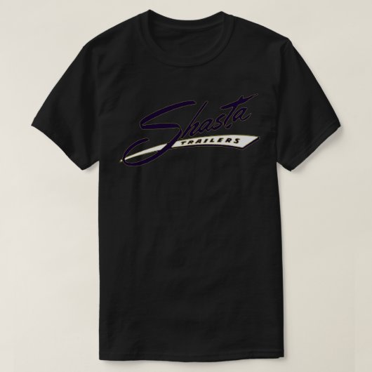 シャスタヴィンテージトレーラーUSA Tシャツ (デザイン正面)