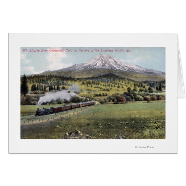 シャスタ山と南太平洋鉄道 (正面横)