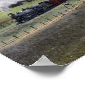 シャスタ山と南太平洋鉄道 ポスター (角)