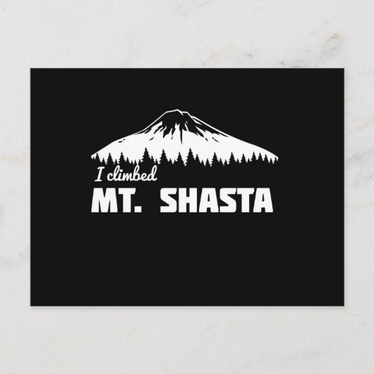 シャスタ山に登った ポストカード (正面)