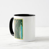 シャスタ山を離れた太平洋高速道路 マグカップ (正面左)