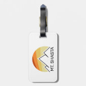 シャスタ山レトロ ラゲッジタグ (裏面縦)