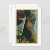 シャスタ川にかかる太平洋高速道路橋 ポストカード (正面/裏面)