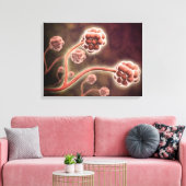 シャタルムの顕微鏡的見解 キャンバスプリント (インサイチュ (リビング))