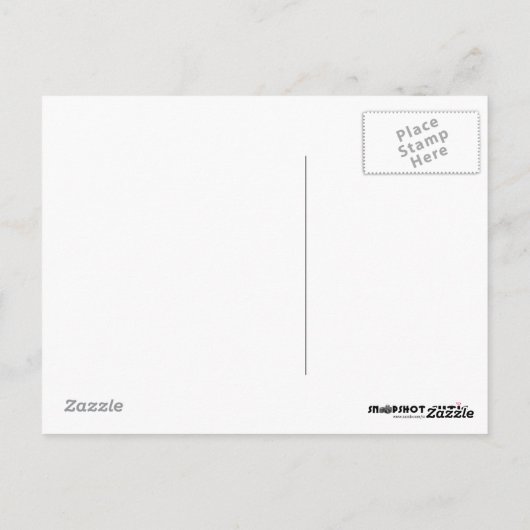 シャダンローズまたはハイビスカス・シリアカス ポストカード (裏面)