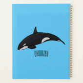 シャチのイラスト プランナー手帳 (裏面)