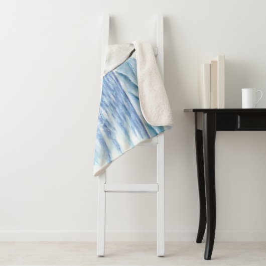 シャチのクジラの水彩画を破ること シェルパブランケット (インサイチュ)