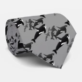 シャチのクジラはシャチの野性生物のネクタイを結びます ネクタイ (ロール)