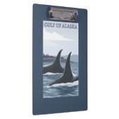 シャチのクジラ#1 -アラスカ湾 クリップボード (右)