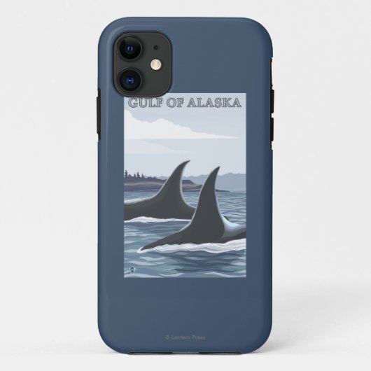 シャチのクジラ#1 -アラスカ湾 Case-Mate iPhoneケース (裏面)
