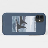 シャチのクジラ#1 -アラスカ湾 Case-Mate iPhoneケース (裏面(横))