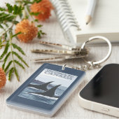 シャチのクジラ#1 -ビクトリア、紀元前にカナダ キーホルダー (正面右)