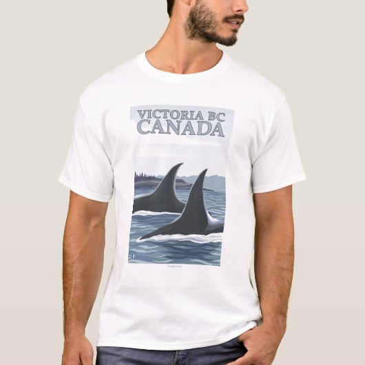 シャチのクジラ#1 -ビクトリア、紀元前にカナダ Tシャツ (正面)