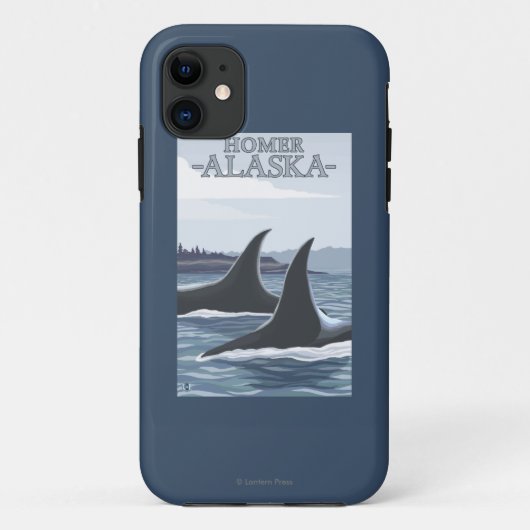 シャチのクジラ#1 -ホーマー、アラスカ Case-Mate iPhoneケース (裏面)