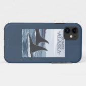 シャチのクジラ#1 -ホーマー、アラスカ Case-Mate iPhoneケース (裏面(横))