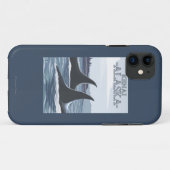 シャチのクジラ#1 - Kenai、アラスカ Case-Mate iPhoneケース (裏面(横))