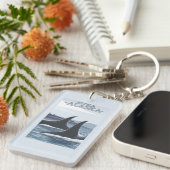 シャチのクジラ#1 - Sitka、アラスカ キーホルダー (正面右)