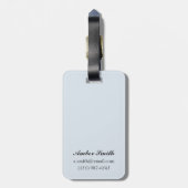 シャチのクジラ#1 - Sitka、アラスカ ラゲッジタグ (裏面縦)