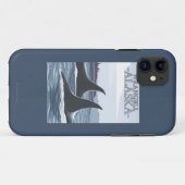 シャチのクジラ#1 - Wrangell、アラスカ Case-Mate iPhoneケース (裏面(横))