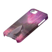 シャチのシャチおよびピンクかマゼンタのNorthern Lights Case-Mate iPhoneケース (下部)