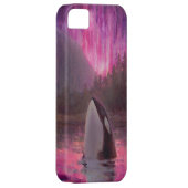 シャチのシャチおよびNorthern Lightsの電話例 Case-Mate iPhoneケース (裏面/右)