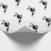 シャチのシャチ ラッピングペーパー (角)