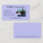 シャチの名刺 名刺 (正面/裏面)