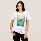 シャチの王国 トライブレンドTシャツ (正面全面)