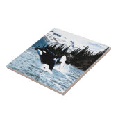 シャチの跳躍 タイル (側面)