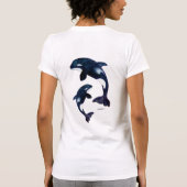 シャチの部族 Tシャツ (裏面)