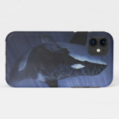 シャチの青- Case-Mate iPhoneケース (裏面(横))