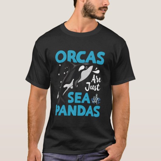 シャチは海のパンダ Tシャツ (正面)