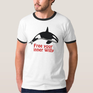 シャチを放して下さい Tシャツ