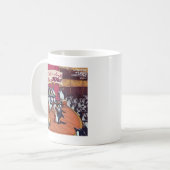 シャチオーケストラ  楽しい コーヒーマグカップ (正面左)