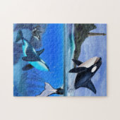 シャチ家族 ジグソーパズル (横)