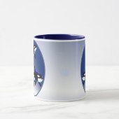 シャチ家族Oval_Mugs マグカップ (中央)