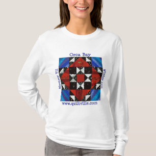 シャチ湾のミステリーQuiltville Tシャツ