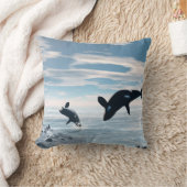 シャチ クッション (ブランケット)