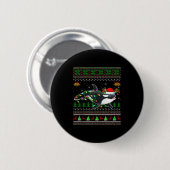 シャチ クリスマス セーター サンタ 海 アニメ 缶バッジ (正面&裏面)