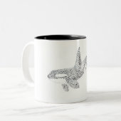 シャチ ツートーンマグカップ (正面左)