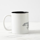 シャチ ツートーンマグカップ (左)