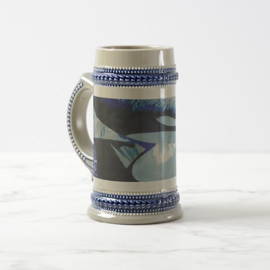 シャチ ビールジョッキ (正面左)