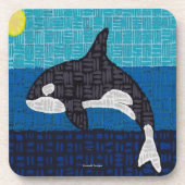 シャチ - プラスチック コースター (正面)