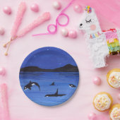 シャチ ペーパープレート (パーティー)