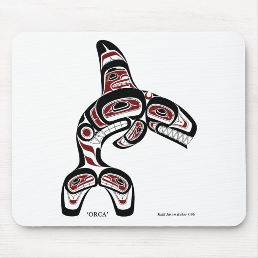 シャチ マウスパッド (正面)