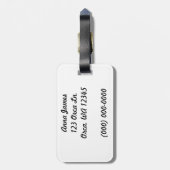 シャチ ラゲッジタグ (裏面縦)